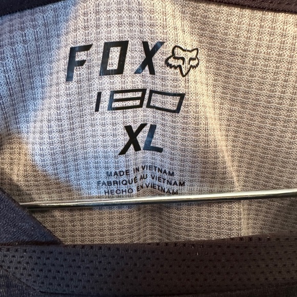 Fox Racing 180 Monster Energy Jersey Men’s XL Black Green Motocross - Picture 3 of 9